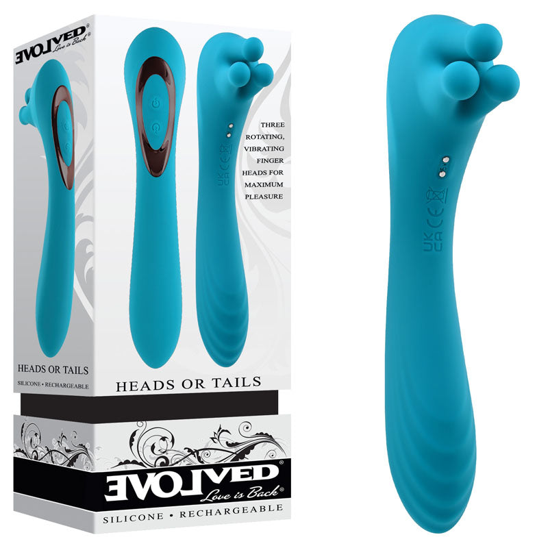 Evolved Heads or Tails Dual Ended Massager > Vibrators > Standard Vibrators Main image