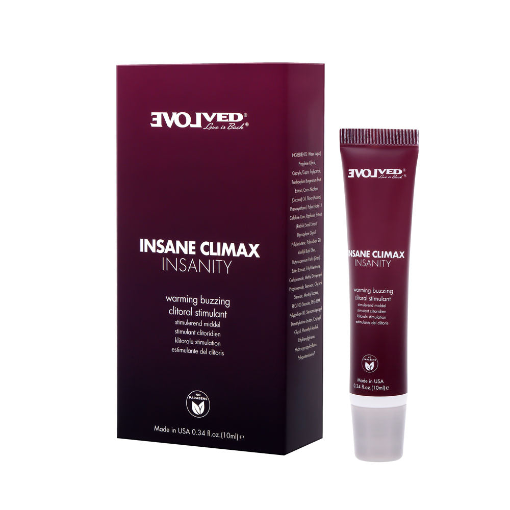 Evolved Insane Climax Insanity Warming Clitoral Stimulation Gel 10ml > Essentials > Womens Enhancers