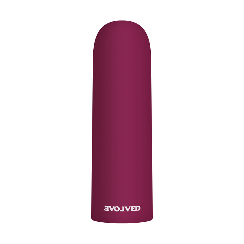 Evolved Mighty Thick Burgundy 9 cm USB Rechargeable Bullet Vibrator BULLETS