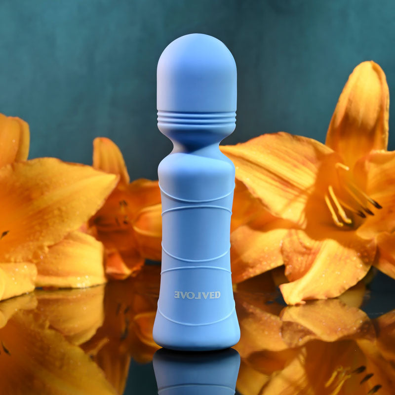 Evolved Out Of The Blue Mini Wand Massage Toy Secondary image