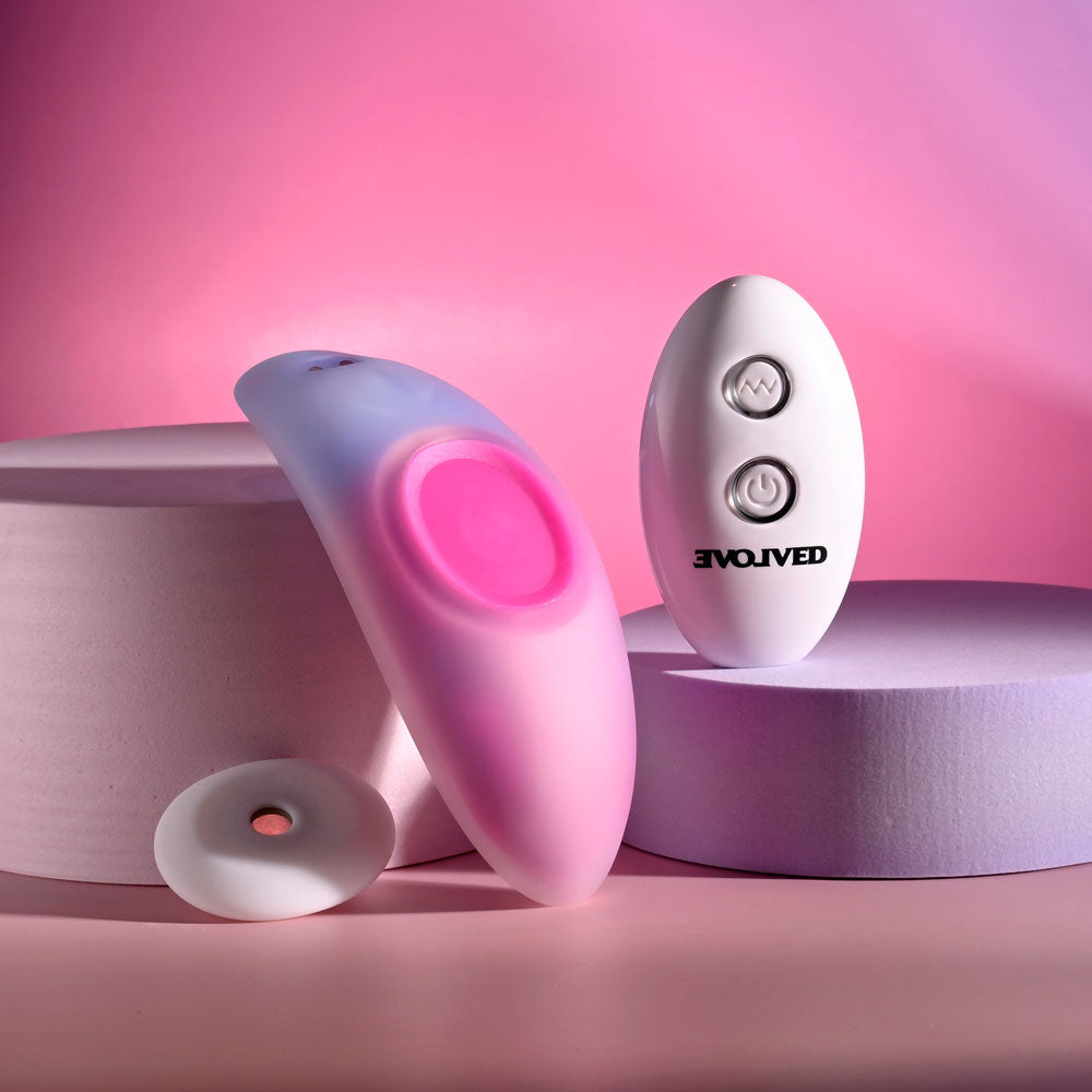 Evolved PARADISE PANTY 10.7cm Pink/Purple Vibrator Secondary image