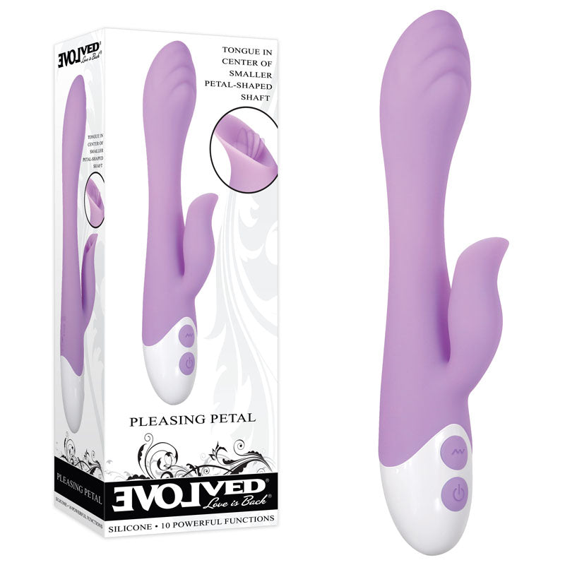 Evolved PLEASING PETAL Lilac 19.7 cm Rabbit Vibrator > Vibrators > Ladies > Rabbit Main image