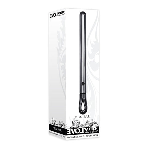 Evolved Pen Pal Metallic 11.3 cm USB Vibrator Vibrators - G Spot