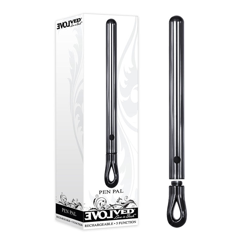 Evolved Pen Pal Metallic 11.3 cm USB Vibrator Vibrators - G Spot