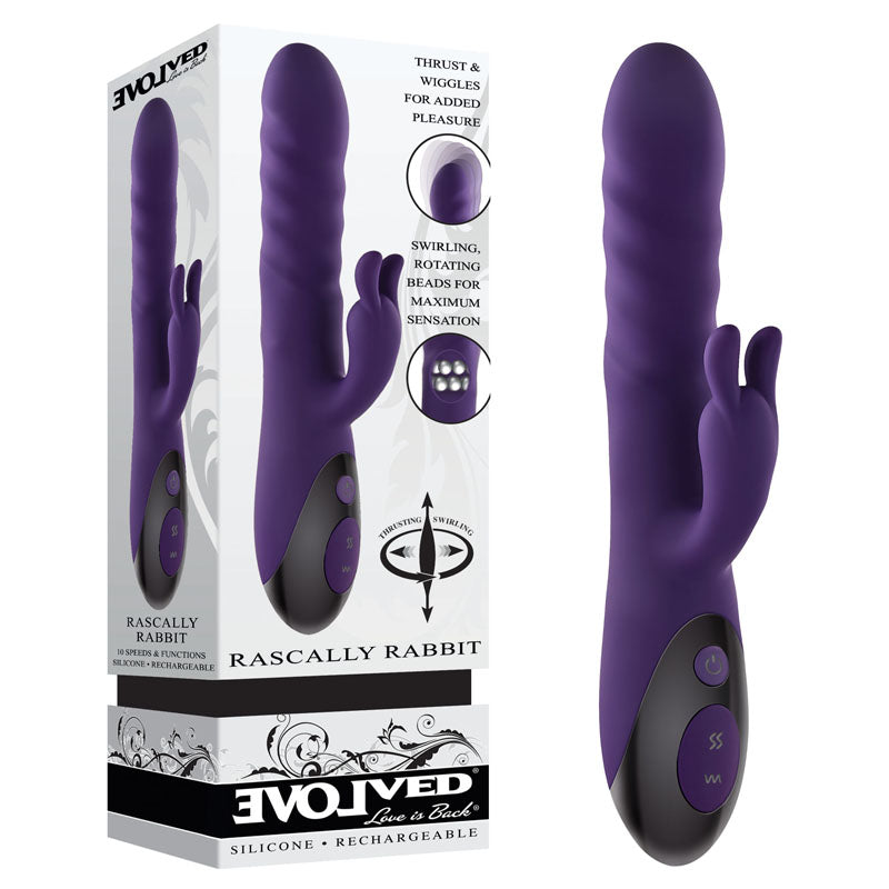 Evolved Rascal Rabbit 22.9 cm Rabbit Vibrator > Vibrators > Ladies > Rabbit Main image
