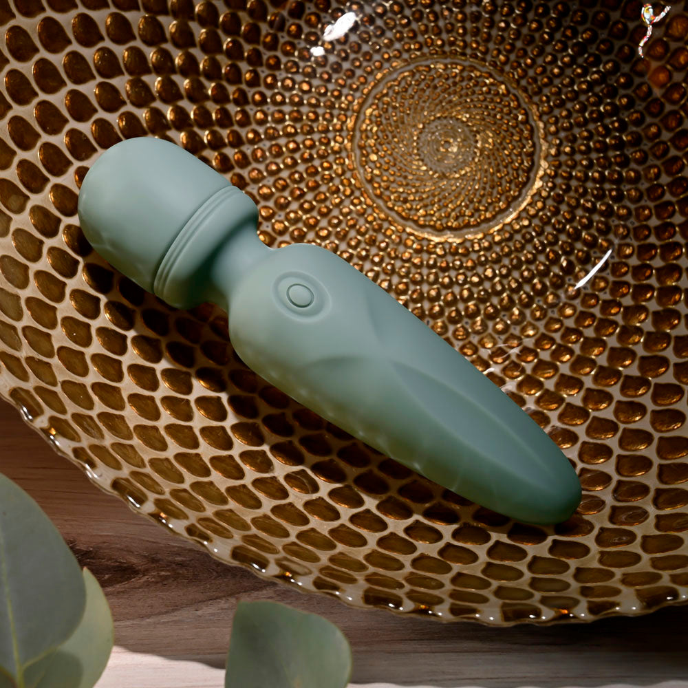 Evolved Rumble Wand Olive Green Mini Massager Secondary image