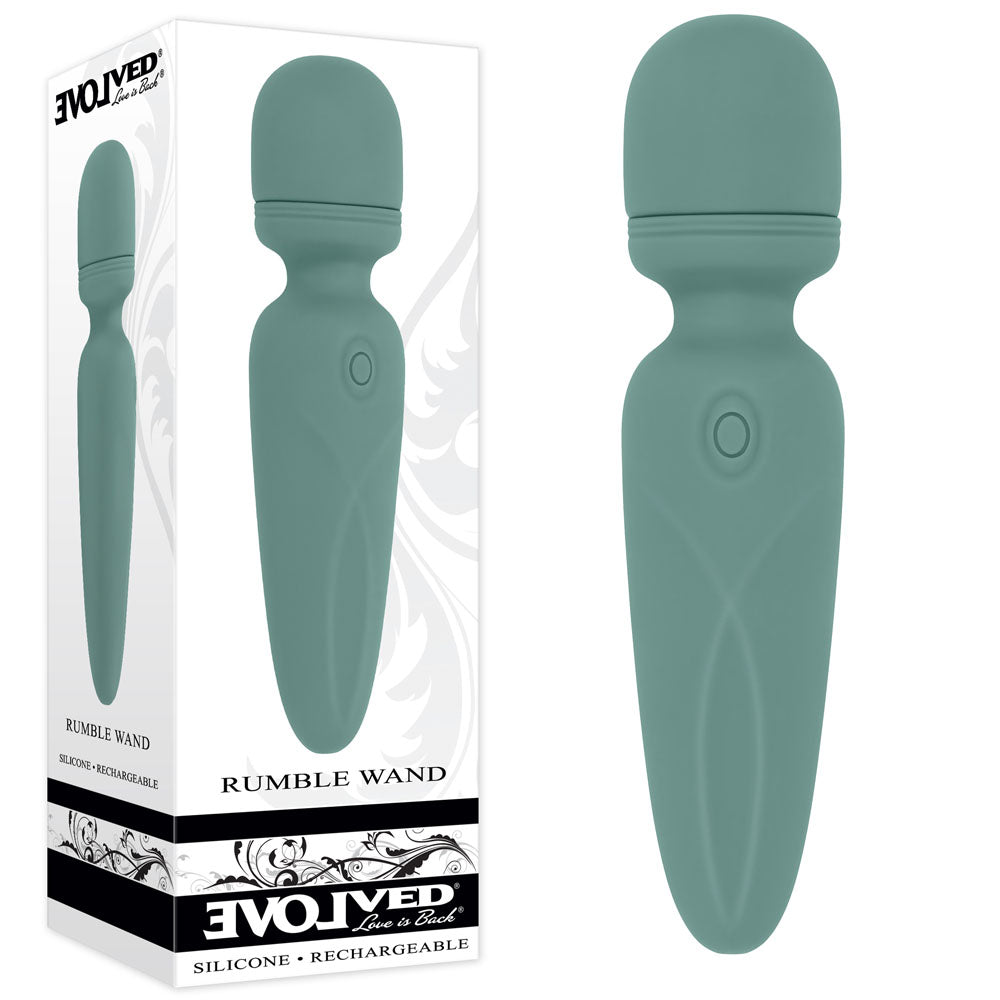 Evolved Rumble Wand Olive Green Mini Massager > Sex Toys > Mini Massagers Main image
