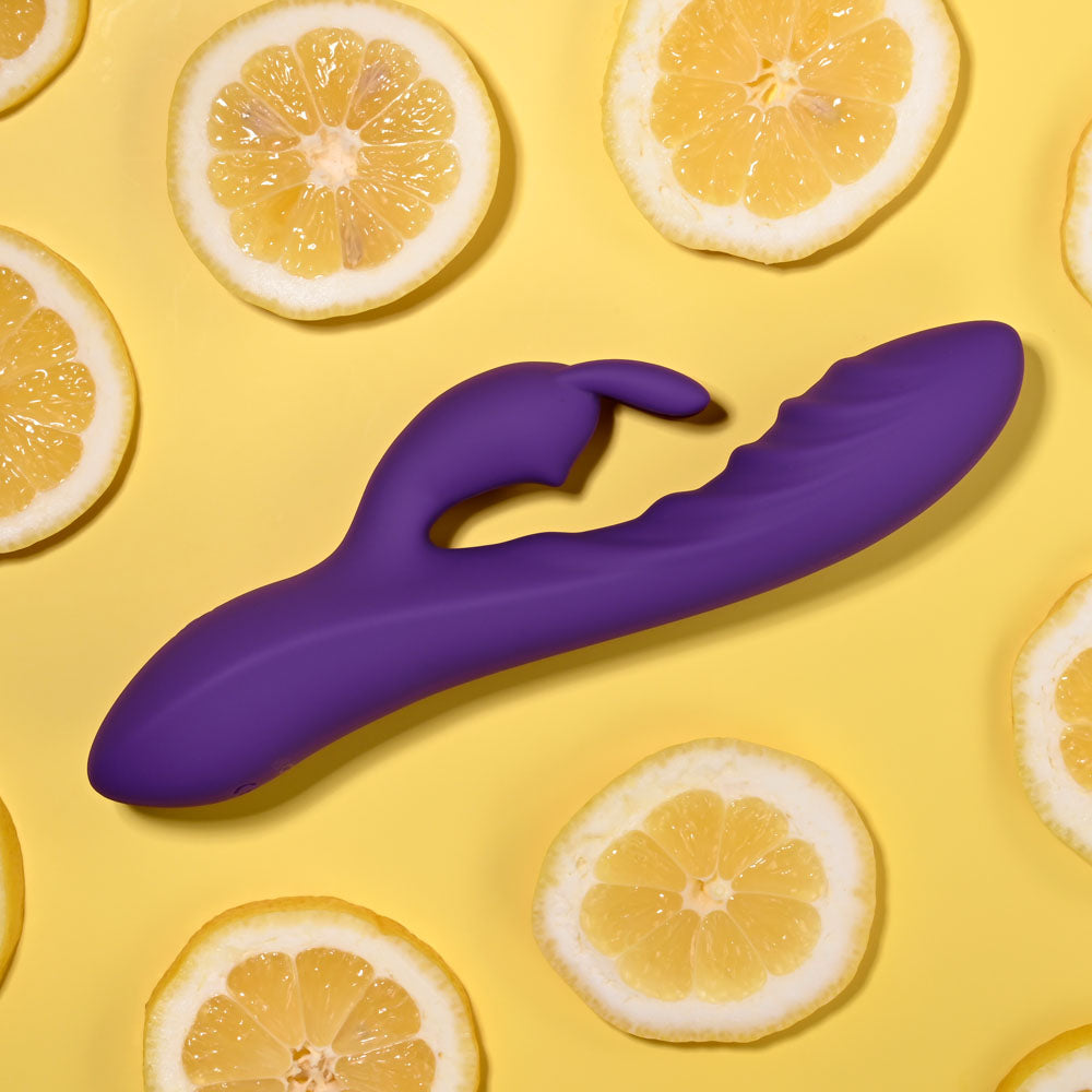 Evolved Wavy Rabbit Vibrator 20.6cm Silicone > Vibrators > Ladies > Rabbit