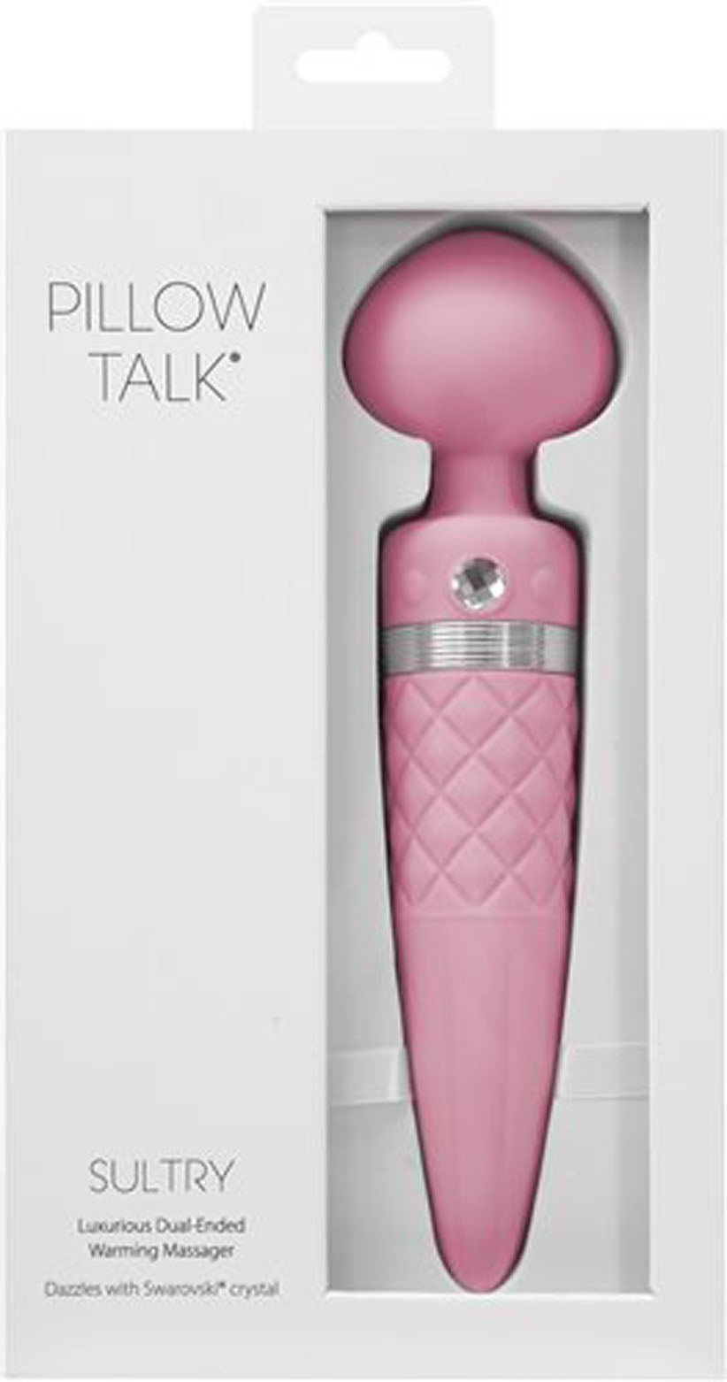 Pillow Talk Sultry Dual Ended Warming Massager Pink > Sex Toys > Massage Wands