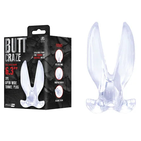 Butt Craze Gaping Butt Plug – Flexible TPE 16 cm > Anal Range > Tunnel and Stretchers
