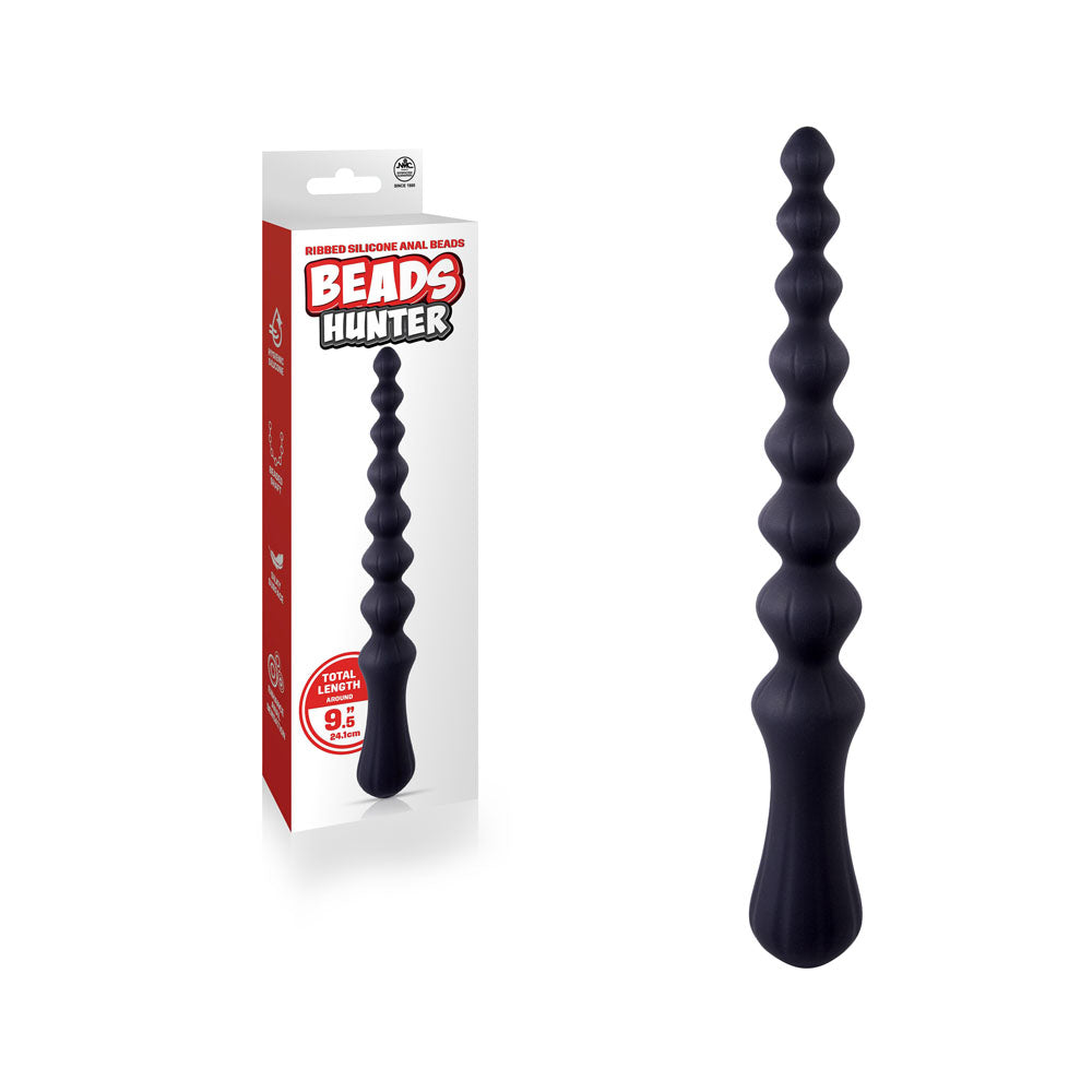 Beads Hunter (24.1 cm) – Anal Beads Black > Anal Range > Anal Beads