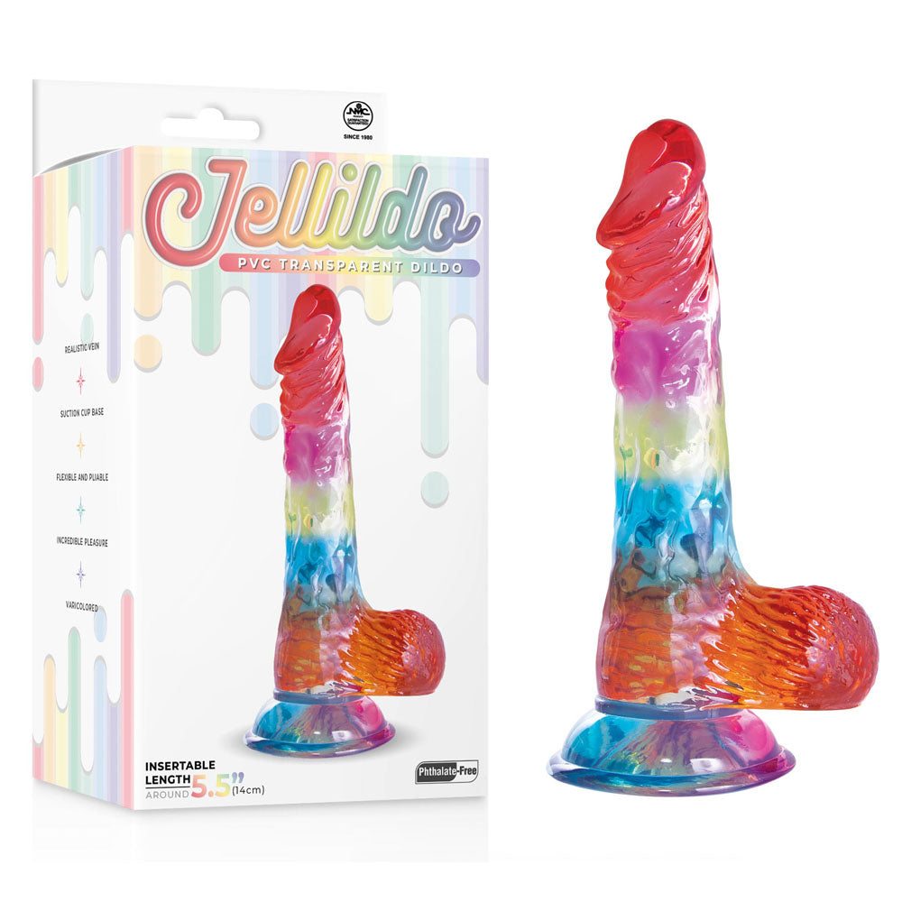Jellido 14cm Dildo (Clear) – 14cm Dildo Coloured DONGS