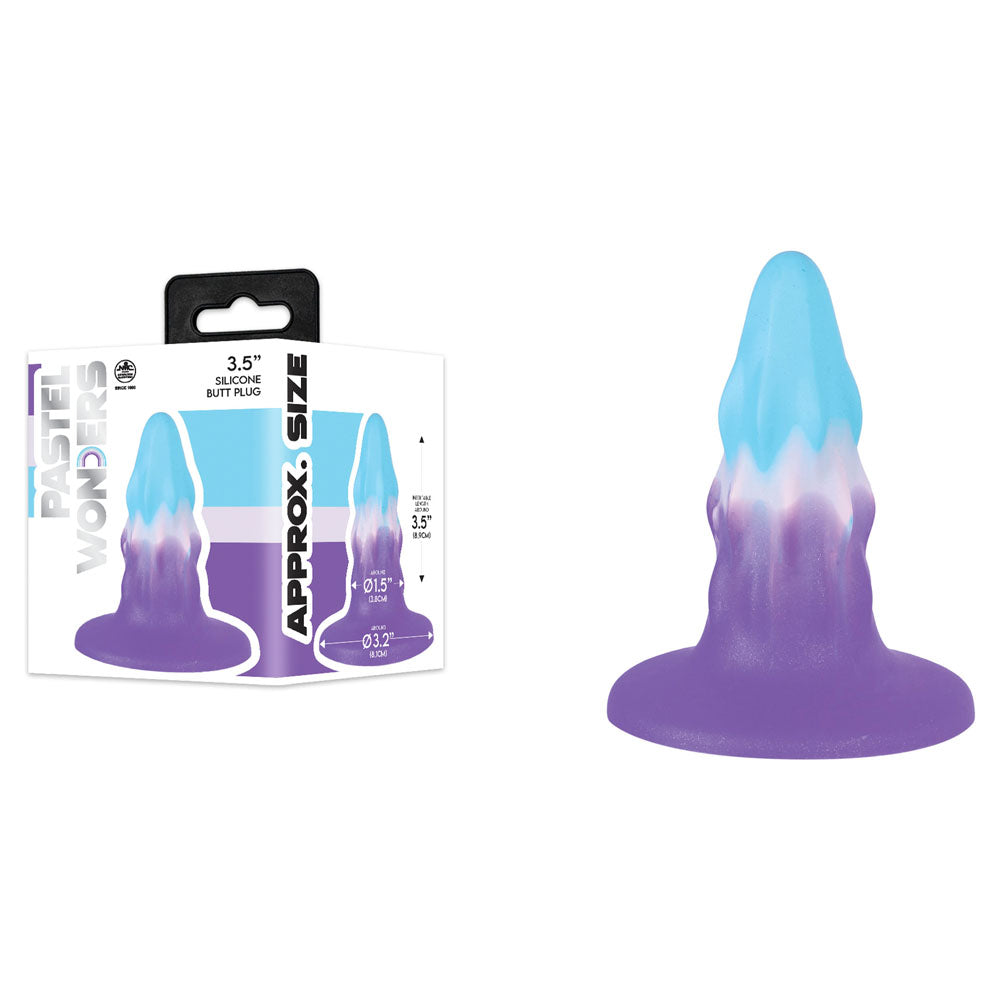 Pastel Wonders Silicone Butt Plug – 8.9 cm Beginner Anal Plug Coloured > Anal Range > Butt Plugs
