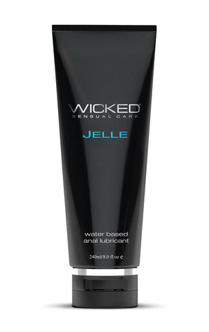 Wicked Jelle Water Based Anal Lubricant 240ml 8 Ounce Bottle Default Title > Lube > Anal