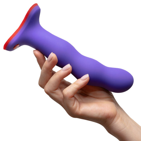 Fun Factory BOUNCER Flashy 18.5 cm Dildo - Purple Delight DONGS
