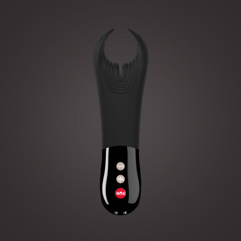 Fun Factory MANTA - 18 cm USB Rechargeable Mens & Couples Vibrator in Black Couples Toys