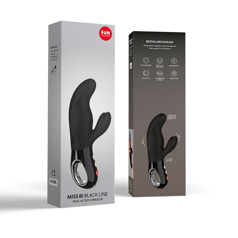 Fun Factory MISS BI - 17 cm USB Rechargeable Rabbit Vibrator VIBRATORS-RABBIT