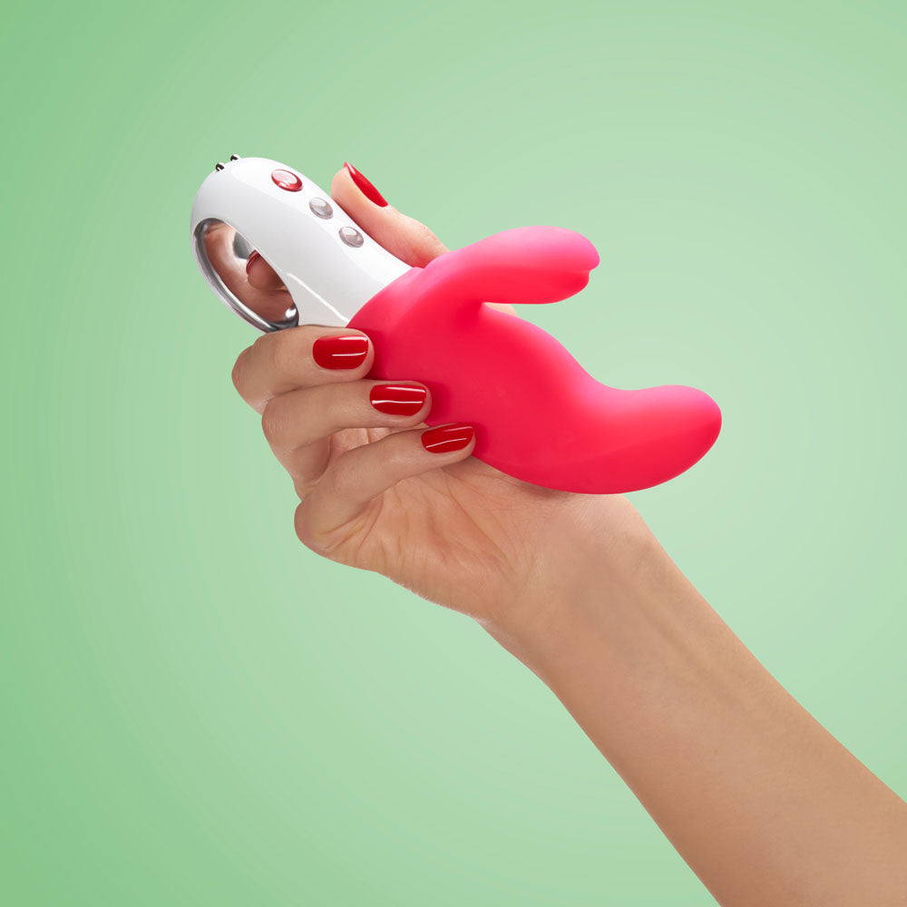 Fun Factory Miss Bi 17 cm USB Rechargeable Rabbit Vibrator in Pink VIBRATORS-PREMIUM