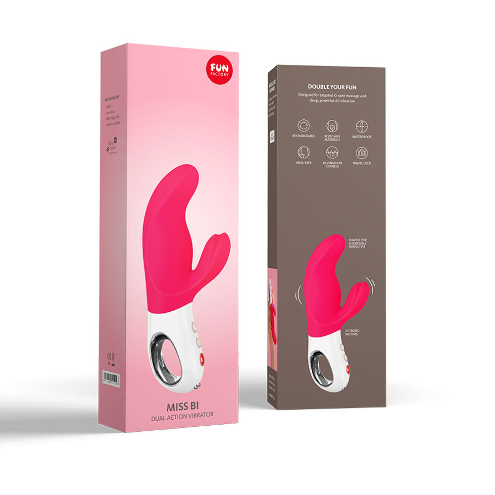 Fun Factory Miss Bi 17 Centimeter USB Rechargeable Rabbit Vibrator > Vibrators > Ladies > Rabbit