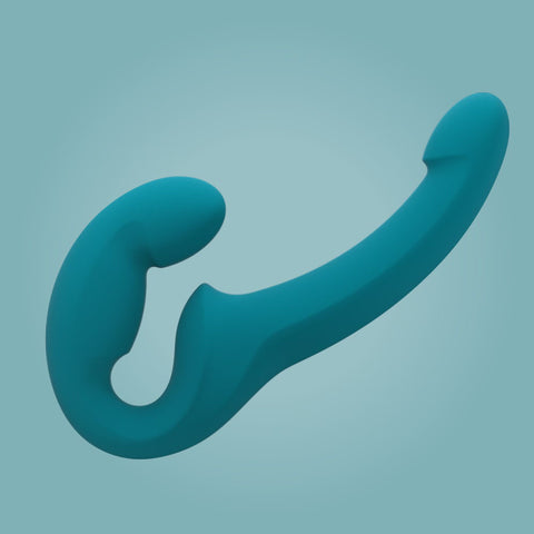 Fun Factory Share Lite Blackberry 30 Centimeter Strapless Strap-On Purple > Realistic Dildos and Vibes > Strapless Strap Ons