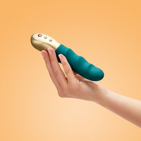 Fun Factory STRONIC PETITE Deep Sea 17 cm USB Rechargeable Vibrator in Aqua Color Vibrators