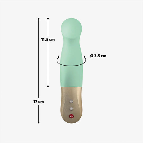 Fun Factory SUNDAZE Pistachio 17.5 cm USB Rechargeable Vibrator in Green Vibrators