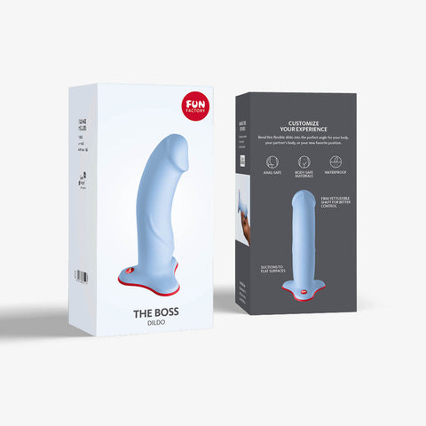 Fun Factory THE BOSS STUB Dove - Dove 17.9 cm Dildo, Blue DONGS