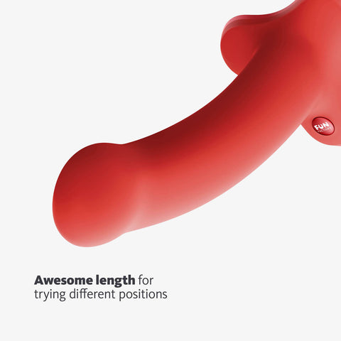Fun Factory Magnum Flashy Coral 18.3 cm Dildo in Coral Orange DONGS