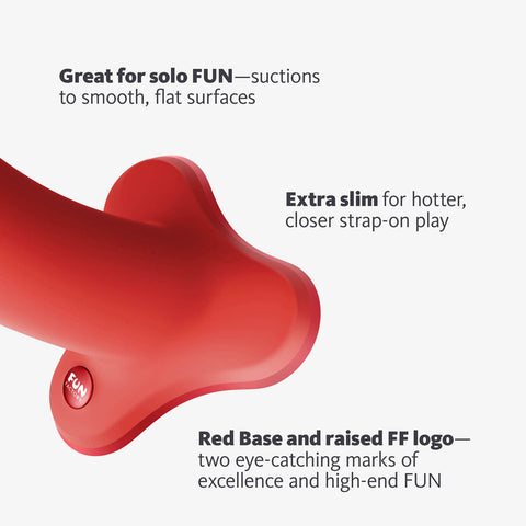 Fun Factory Magnum Flashy Coral 18.3 cm Dildo in Coral Orange DONGS