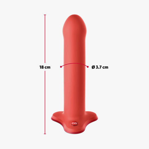 Fun Factory Magnum Flashy Coral 18.3 cm Dildo in Coral Orange DONGS