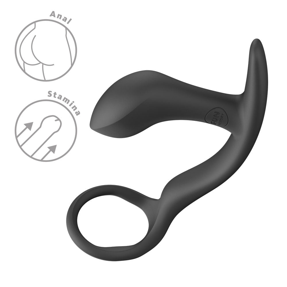 Fun Factory Bootie Ring – 14.7 cm Anal Plug with Cock Ring > Anal Range > Butt Plugs