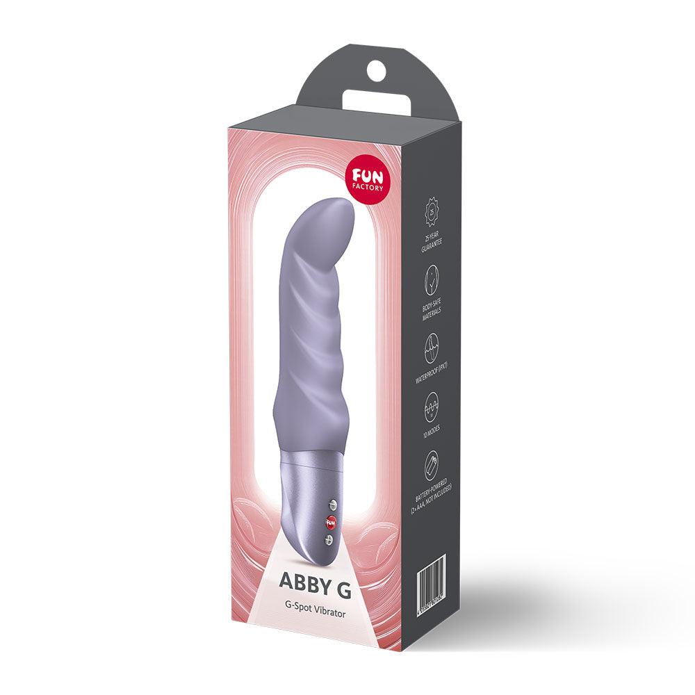 Fun Factory Abby G (Light Violet) – 18.8 cm G-Spot Vibrator > Sex Toys For Ladies > G-Spot Vibrators