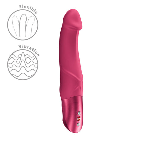 Fun Factory Mr. Boss (Raspberry) – 21 cm Curved G-Spot Vibrator > Vibrators > Standard Vibrators