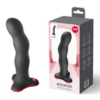 Fun Factory Bouncer – 18 cm Silicone Dildo with Rotating Internal Balls Black > Dildos > Neutral Dildos