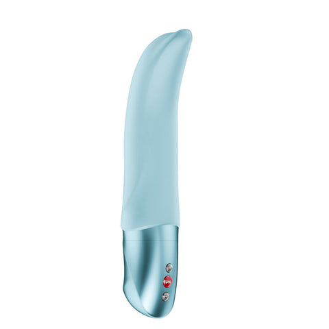 Fun Factory Diva Dolphin (Ice) – 19.1 cm Silicone G-Spot Vibrator Blue > Sex Toys For Ladies > G-Spot Vibrators