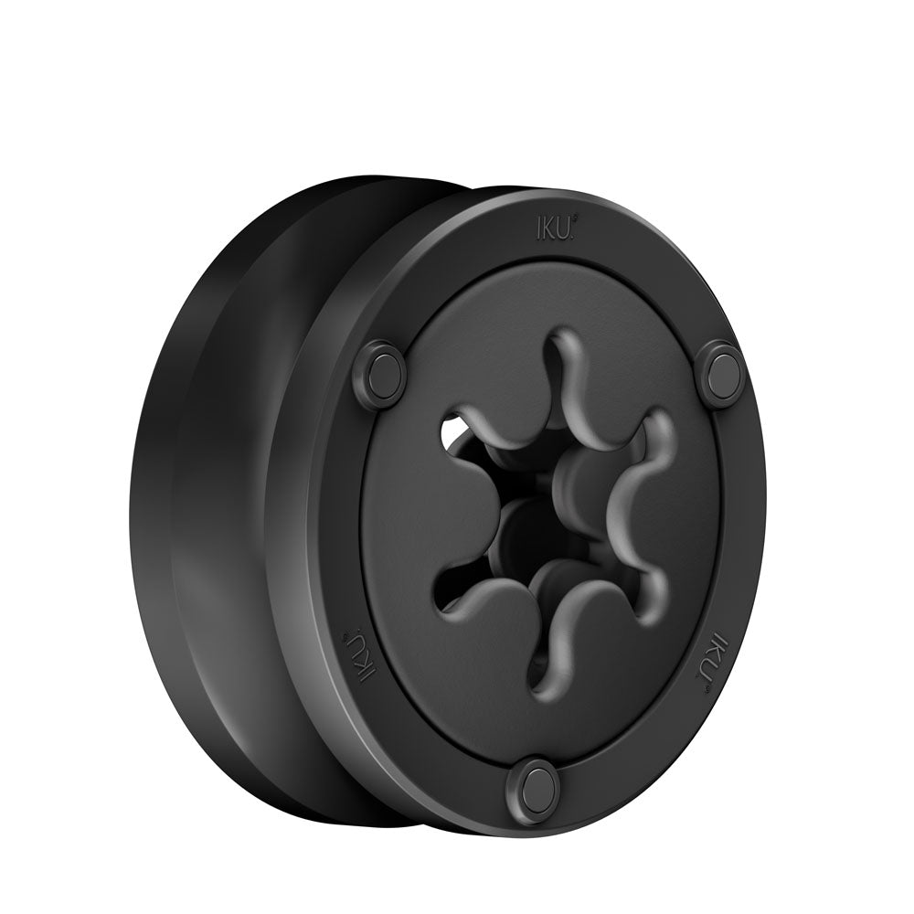 Fun Factory IKU Flex – Textured Silicone Stroker Masturbator Black > Sex Toys For Men > Masturbators Cup Main image