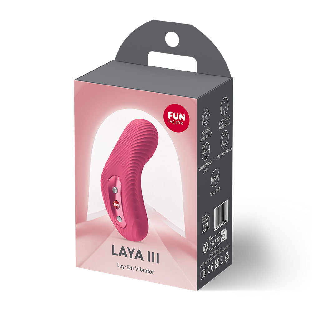 Fun Factory LAYA III USB-C Rechargeable Silicone Clitoral Stimulator > Sex Toys For Ladies > Clitoral Vibrators and Stimulators