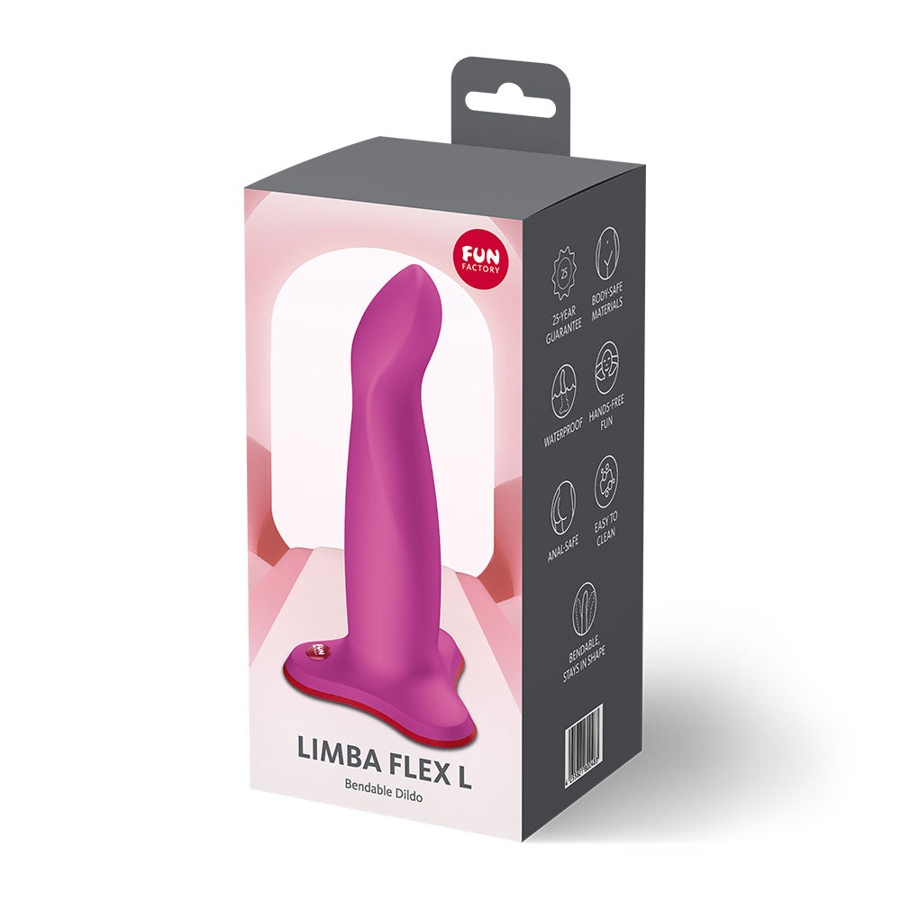 Fun Factory Limba Flex Large Flexible Dildo Magenta