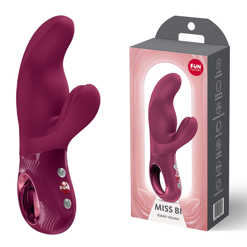 Fun Factory Miss Bi Rabbit Vibrator Red