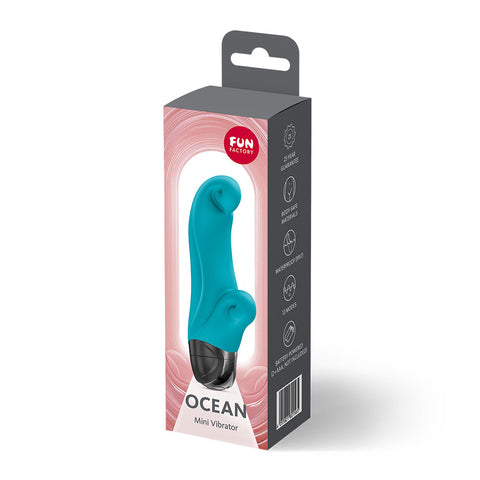 Fun Factory Ocean (Aquamarine) – 14.5 cm Compact Vibrator > Vibrators > Standard Vibrators