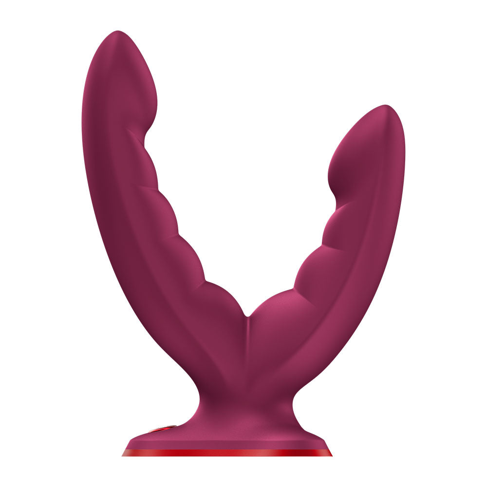 Fun Factory Ryde – Body-Safe Silicone Grinding Dildo with Softly Ridged Shaft > Dildos > Double Dildos