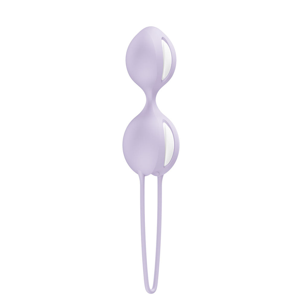 Fun Factory Smartballs Duo Weighted Kegel Balls with Internal Moving Weights 74g Pelvic Floor Training Purple > Sex Toys For Ladies > Kegel Exercise Main image