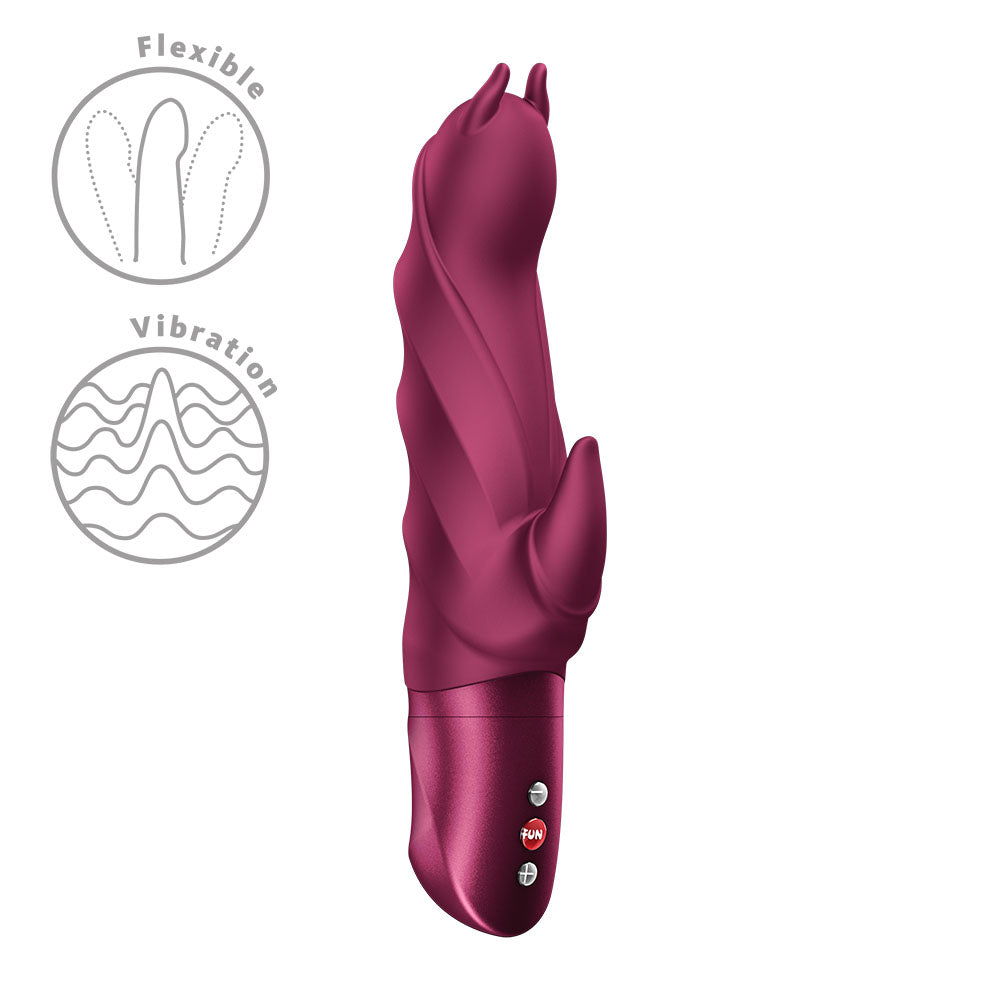 Fun Factory Darling Devil (Wine) – 20 cm Rabbit Vibrator > Vibrators > Ladies > Rabbit