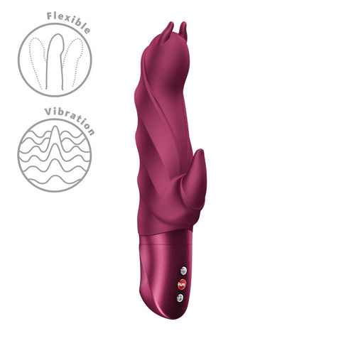 Fun Factory Darling Devil (Wine) – 20 cm Rabbit Vibrator > Vibrators > Ladies > Rabbit