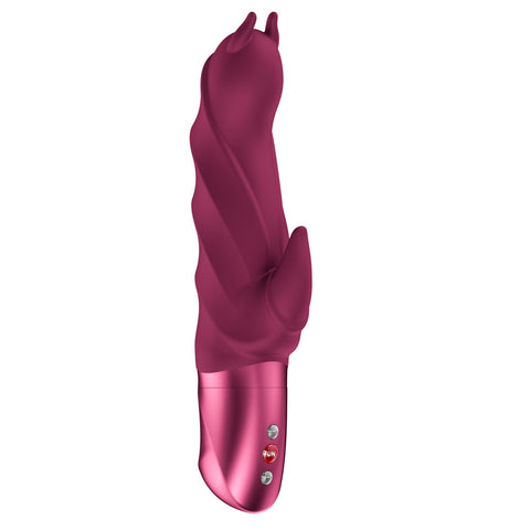 Fun Factory Darling Devil (Wine) – 20 cm Rabbit Vibrator Red > Vibrators > Ladies > Rabbit