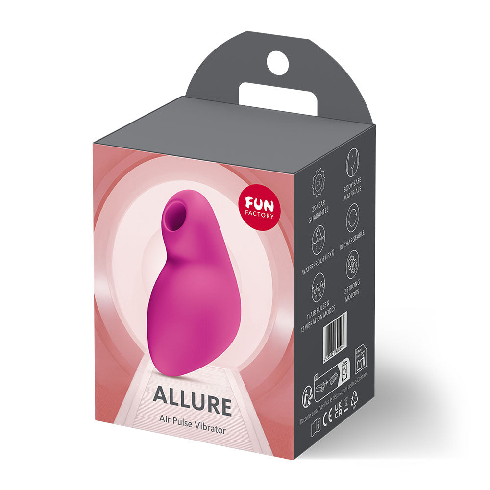 Fun Factory Allure – USB Rechargeable Air Pulse Clitoral Stimulator > Sex Toys For Ladies > Air Pulsation