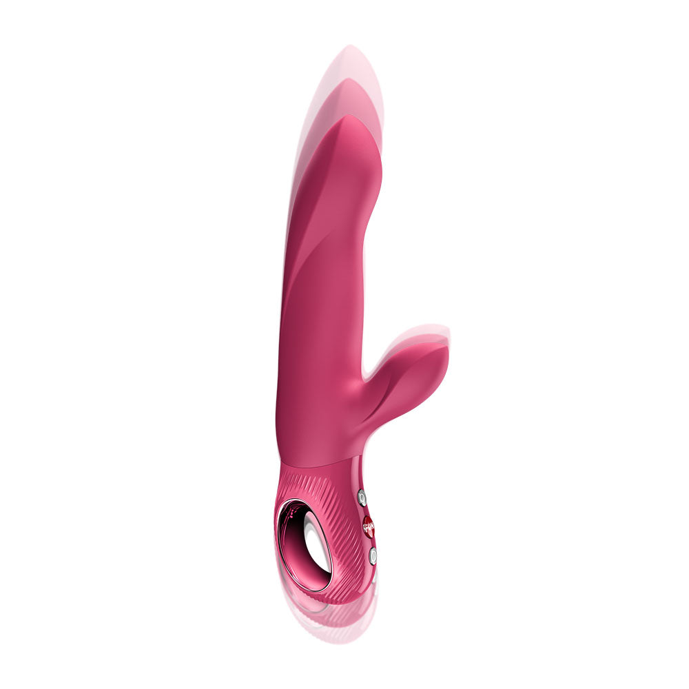 Fun Factory BI STRONIC ARC Raspberry USB-C Rechargeable Thrusting Vibrator > Vibrators > Ladies > Rabbit