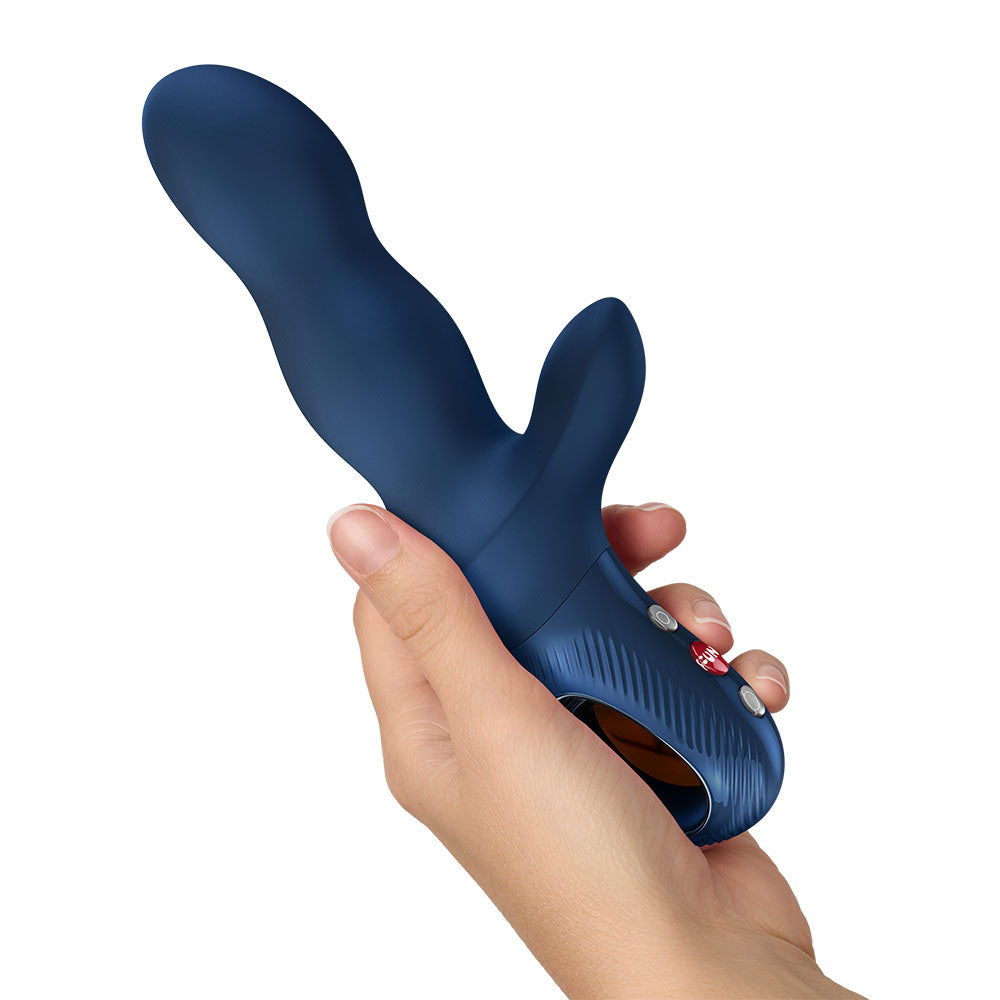 Fun Factory Bi Stronic Crave (Nightblue) – USB-C Rechargeable 21cm Thrusting Vibrator > Vibrators > Ladies > Rabbit