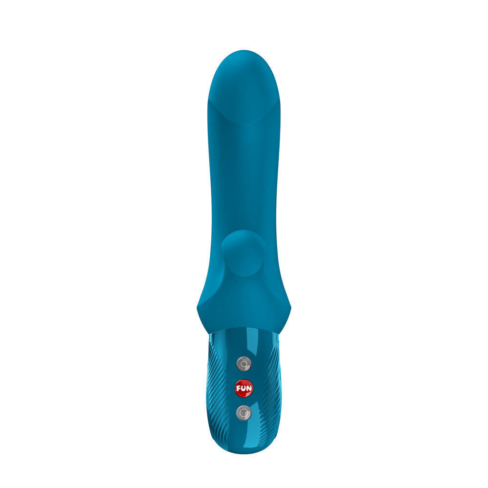 Fun Factory Bi Stronic Curve (Aquamarine) – USB-C Rechargeable Thrusting Vibrator > Vibrators > Ladies > Rabbit
