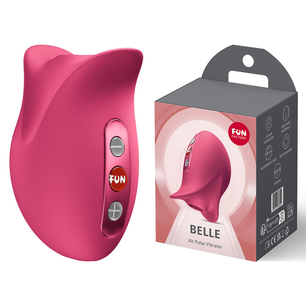 Fun Factory Belle – USB Rechargeable Silicone Air Pulse Clitoral Stimulator Secondary image